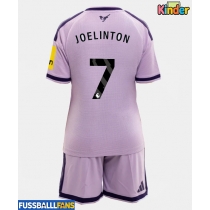 Newcastle United Joelinton #7 3rd trikot Kinder 2026-27 Kurzarm (+ Kurze Hosen)